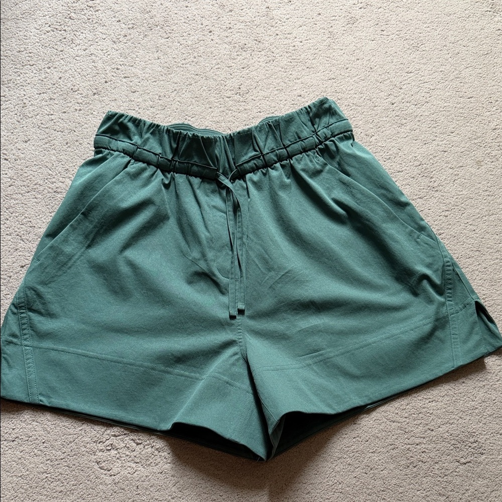 lululemon athletica High Waist Green Shorts